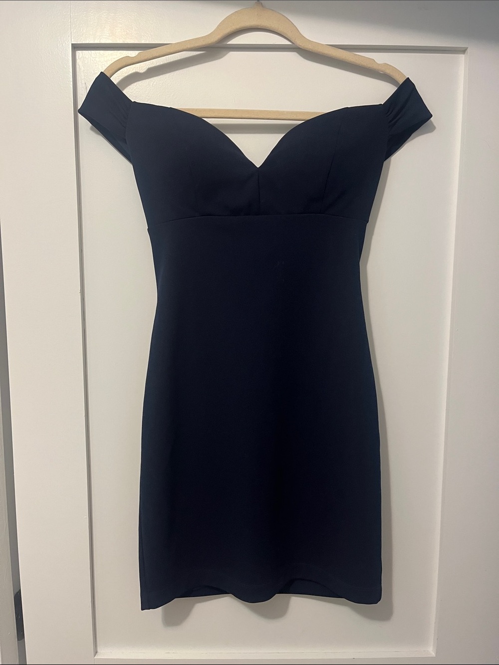 Emerald Sundae Navy One-Shoulder Bodycon Dress